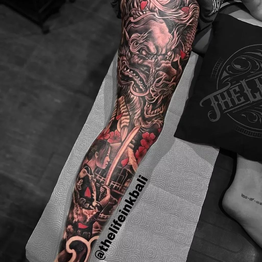 Значение татуировки: японский дракон