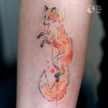 Тату лис — значение и фото татуировок года