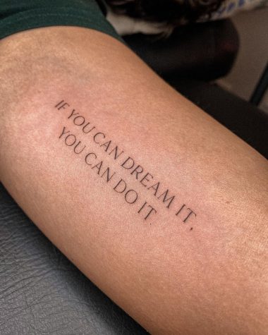 Надпись If you can dream it, You can do it