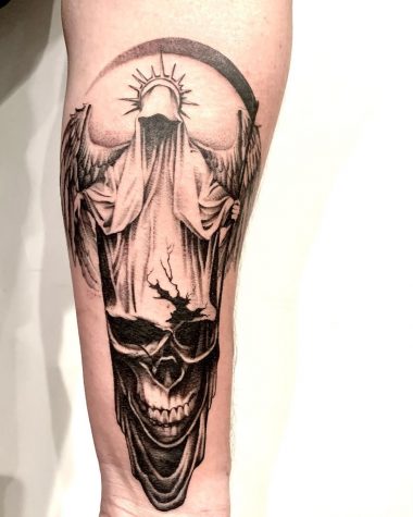 Татуировки на руку смерть: оригинальные идеи для дерзких людей