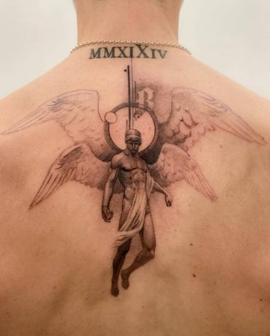 Тату ангел: 90+ фото и идей, значение татуировок и эскизы