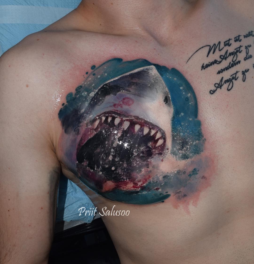 Что означает татуировка с акулой у народов мира