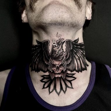 Положительное значение татуировки ворон